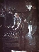 Anders Zorn flaskplockerskan oil painting on canvas